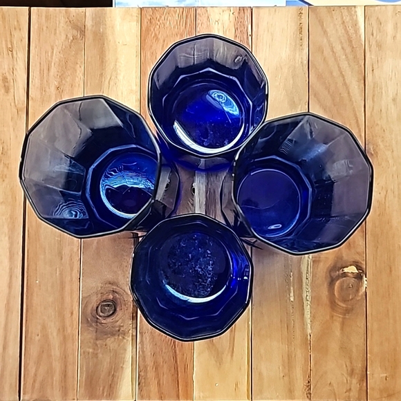 Set of 4 Glasses - Color Blue - Picture 7 of 7